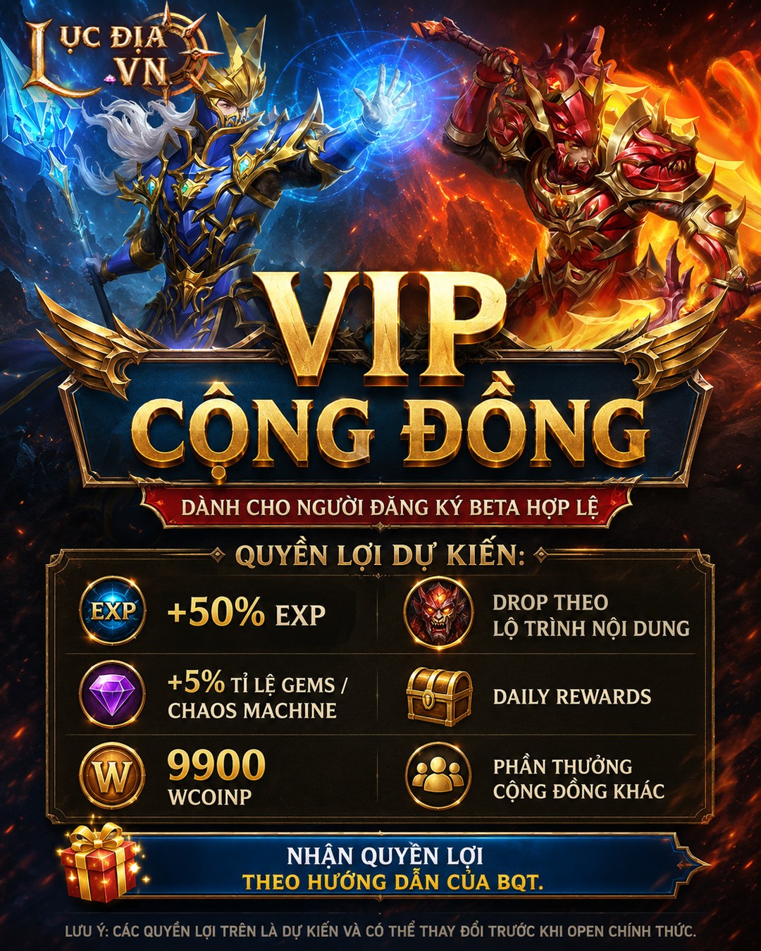 Đặc quyền VIP cộng đồng MU Lục Địa VN